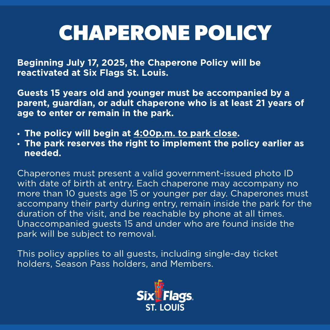 PARK UPDATE: Beginning July 17, the... - Six Flags St. Louis | Facebook