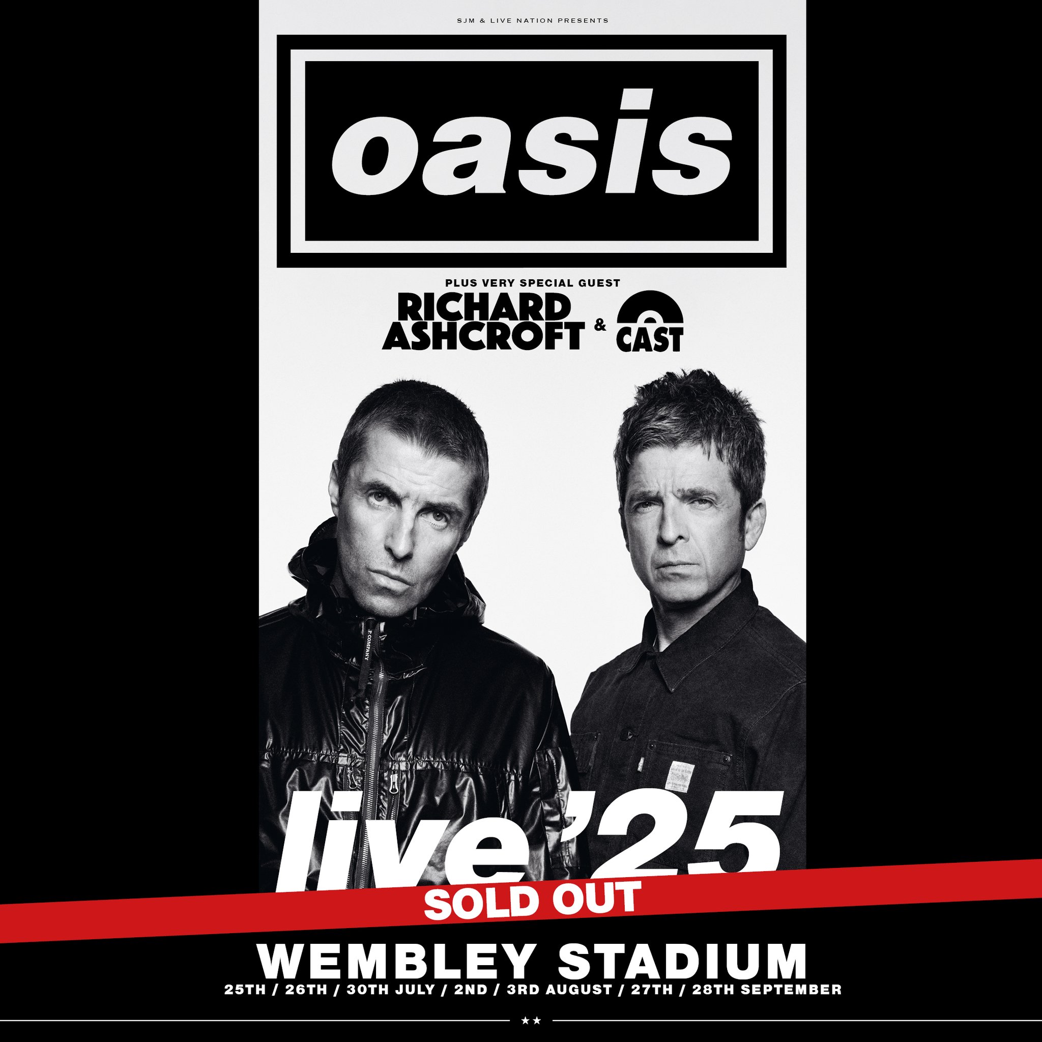 OasisLive25 🔜 For important information regarding stadium access