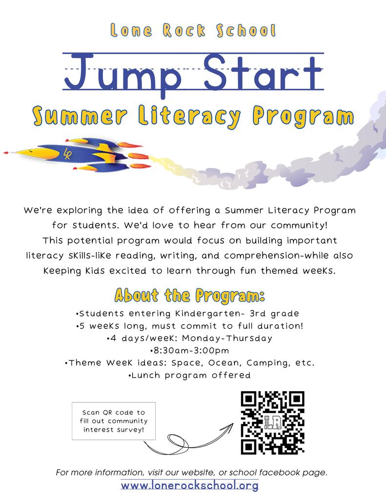 Lone - Lone Rock is considered running a JumpStart program this summer ...