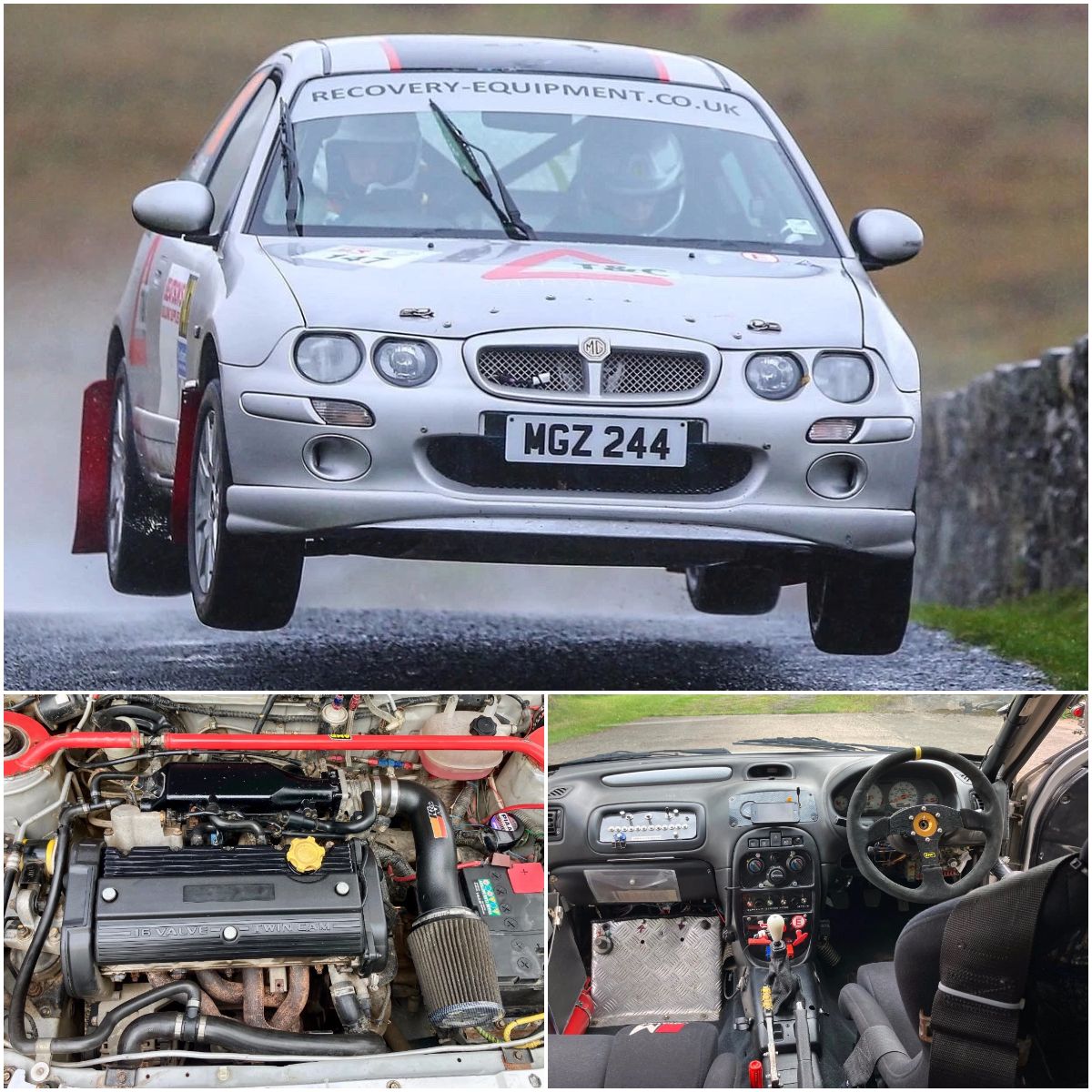 Rally - MG ZR 160 Rally Car Details here: https://petrol-heads.uk ...