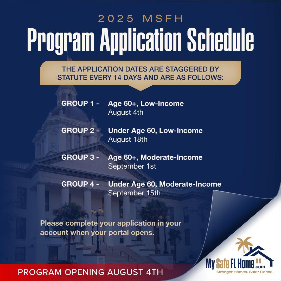 City - TUESDAY TIP - APPLICATIONS NOW OPEN The My Safe Florida Home ...