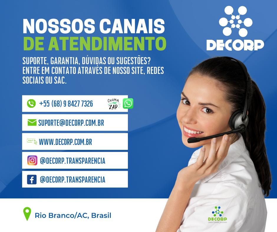 Decorp - ⚠️Nossos canais de atendimento *** 📢Lembre-se, ao entrar em ...