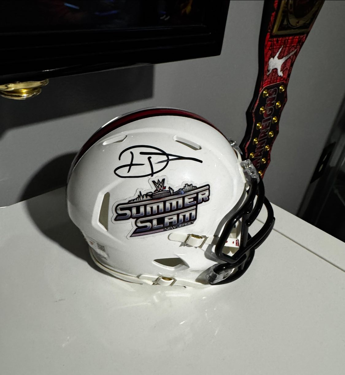 current arena football league mini football helmets Summerville (SC) High School Helmet adding to its authenticity Cloverleaf