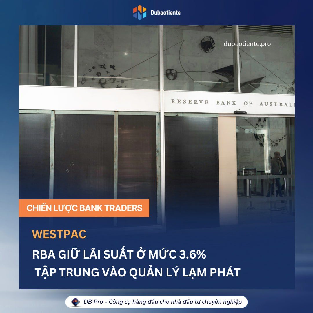 Dubaotiente.com - Westpac: RBA giữ lãi suất ở mức 3.6%, tập trung vào ...