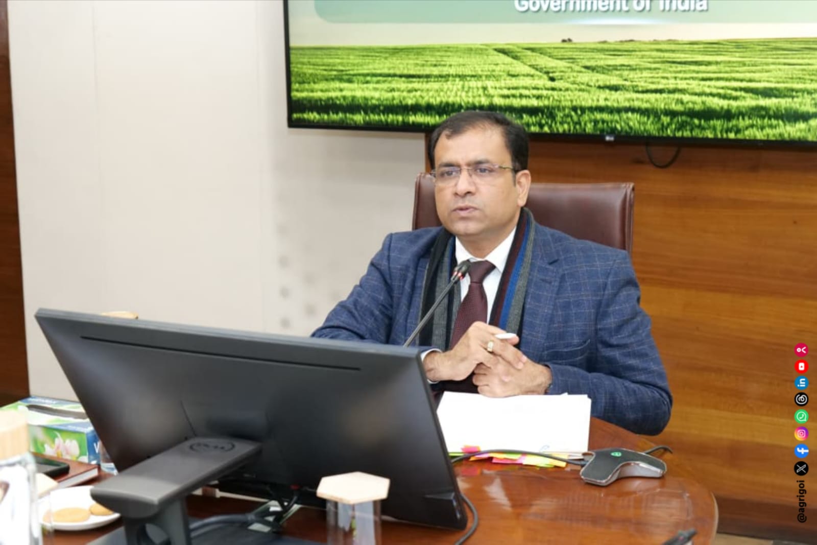 Driving Aatmanirbharta in Pulses 🌾 A meeting on AAP 2026–27 under the ...