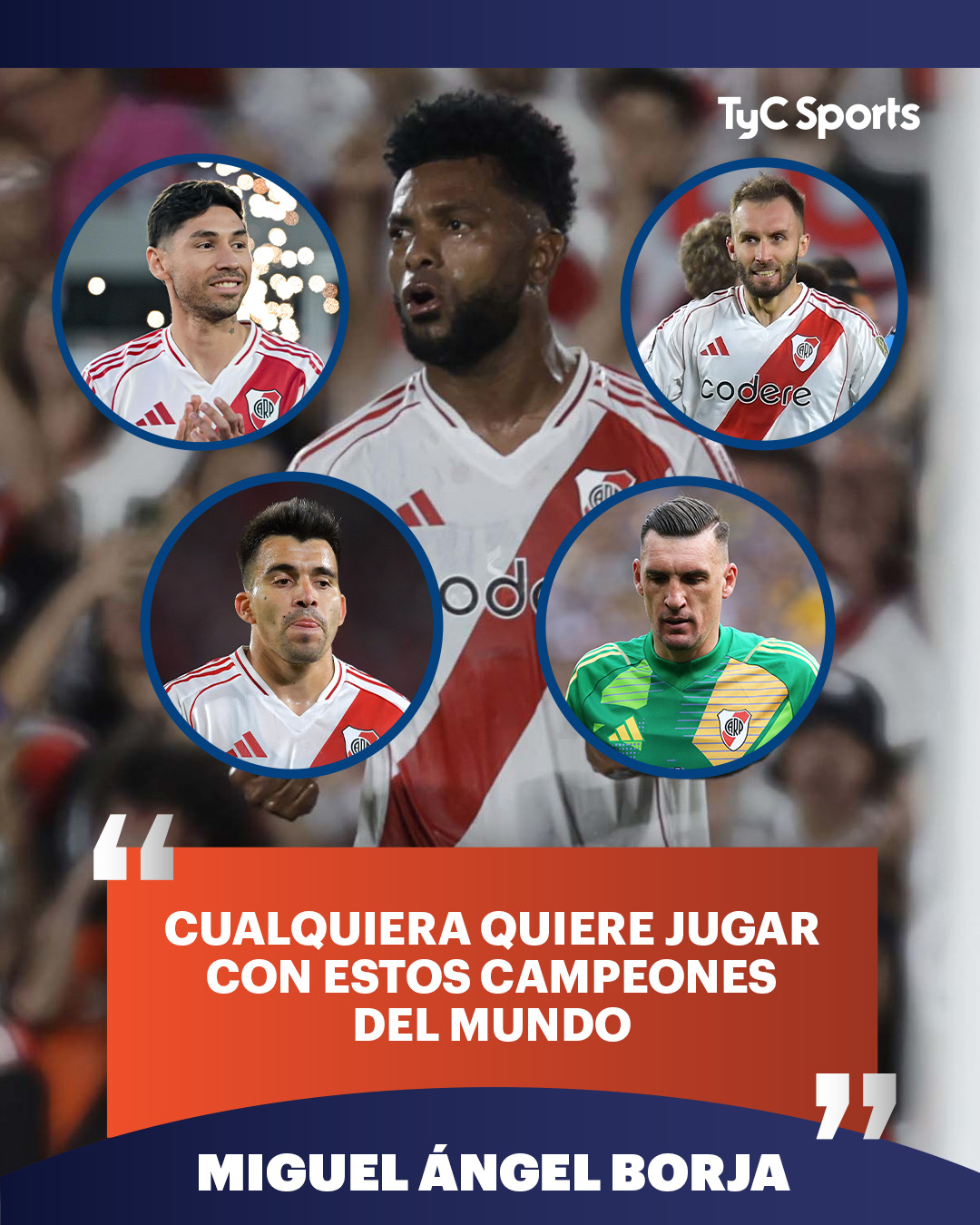 TyC Sports - ⚪🔴🗣 Tras el triunfo de River ante México,...