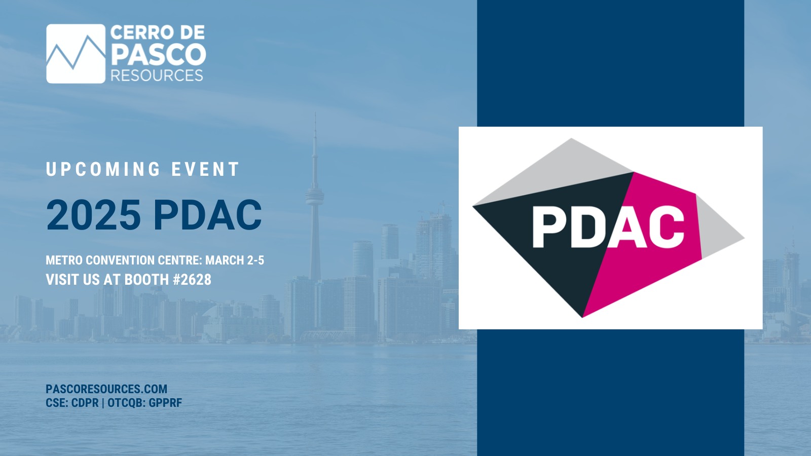 Cerro - Visit Us at PDAC 2025! Join us at booth #2628 during PDAC from ...