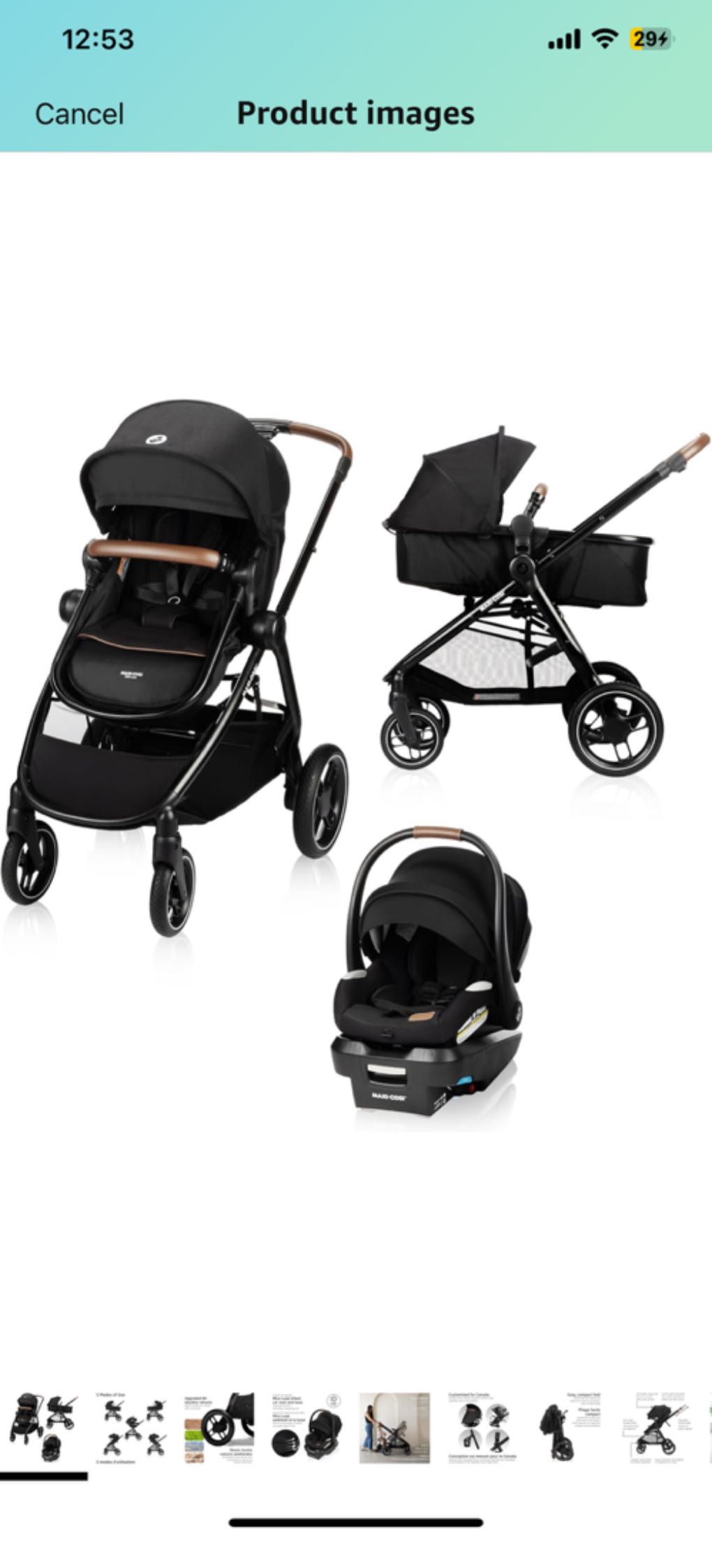 ohio state umbrella stroller Smooth Stroll Convenience – Kids2, LLC Princess Carriage Diaper Cake Covered soft handles and men toiletry bag leather Size:BG4500