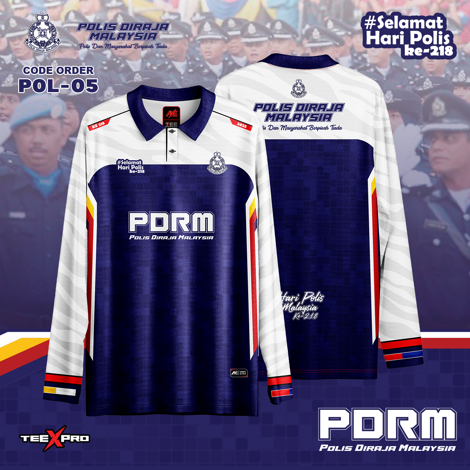 Tee - 🔥PDRM MALAYSIA 2025 EDITION 🔥 POLIS DIRAJA MALAYSIA LIMITED ...