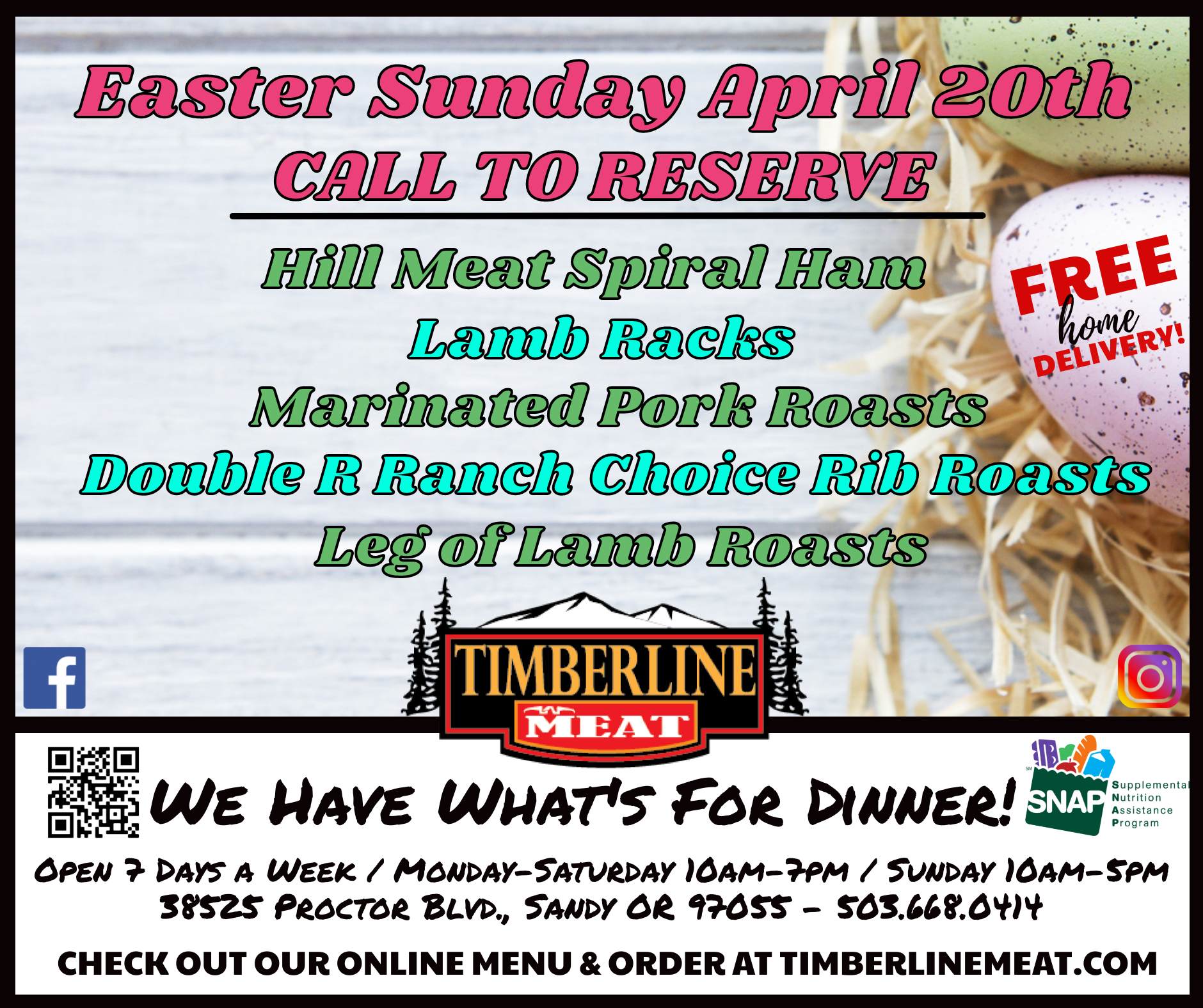 Timberline Meat - #wehavewhatsfordinner #timberlinemeat # ...