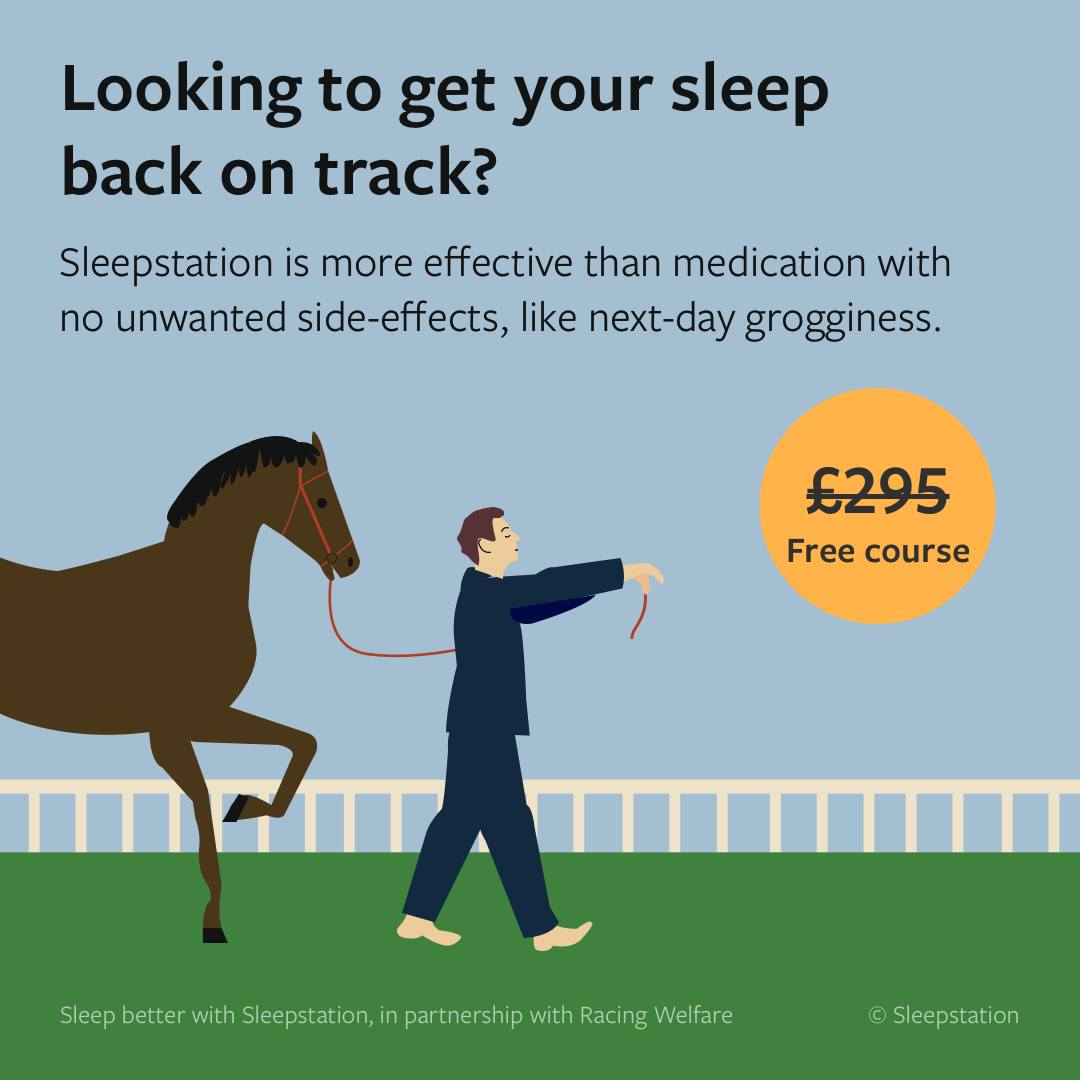 Racing Welfare - 😴 Struggling with sleep? Racing Welfare... | Facebook