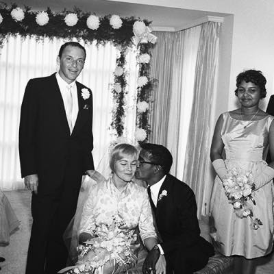 The Rat - Frank Sinatra as best man at Sammy Davis Jr.’s wedding to May ...