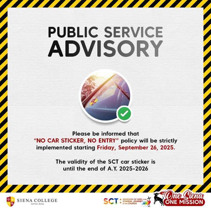 𝐒𝐂𝐓 𝐏𝐔𝐁𝐋𝐈𝐂 𝐀𝐃𝐕𝐈𝐒𝐎𝐑𝐘... - Siena College of Taytay (Official) | Facebook