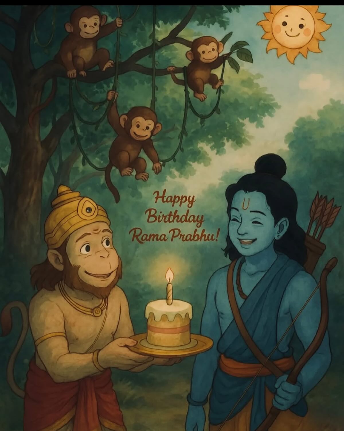 Ruchisinghtalks - Cutest Birthday Wish for Ram ji 💕💕 Happy Ramnavmi ...