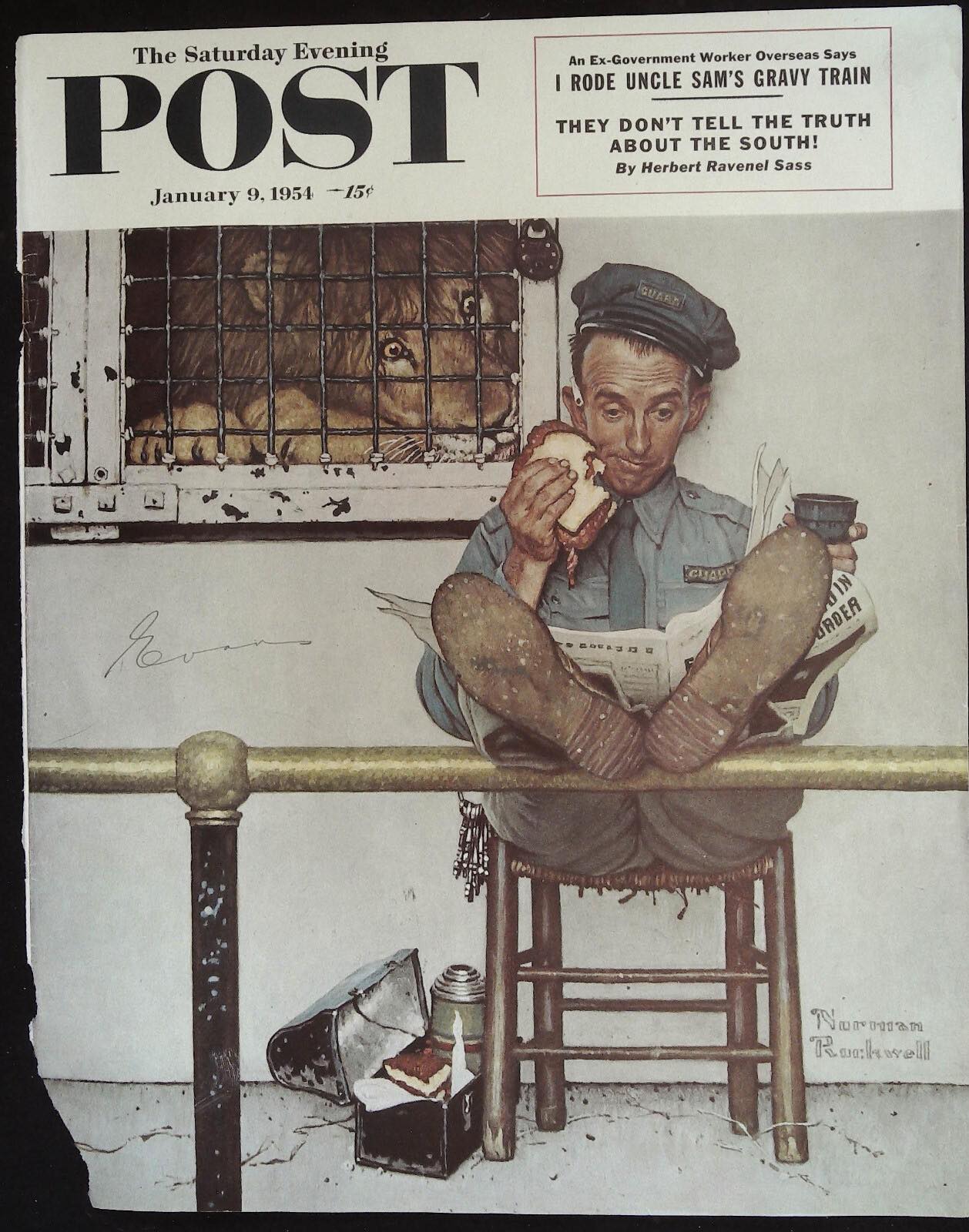 Norman Rockwell's Saturday Evening Post cover