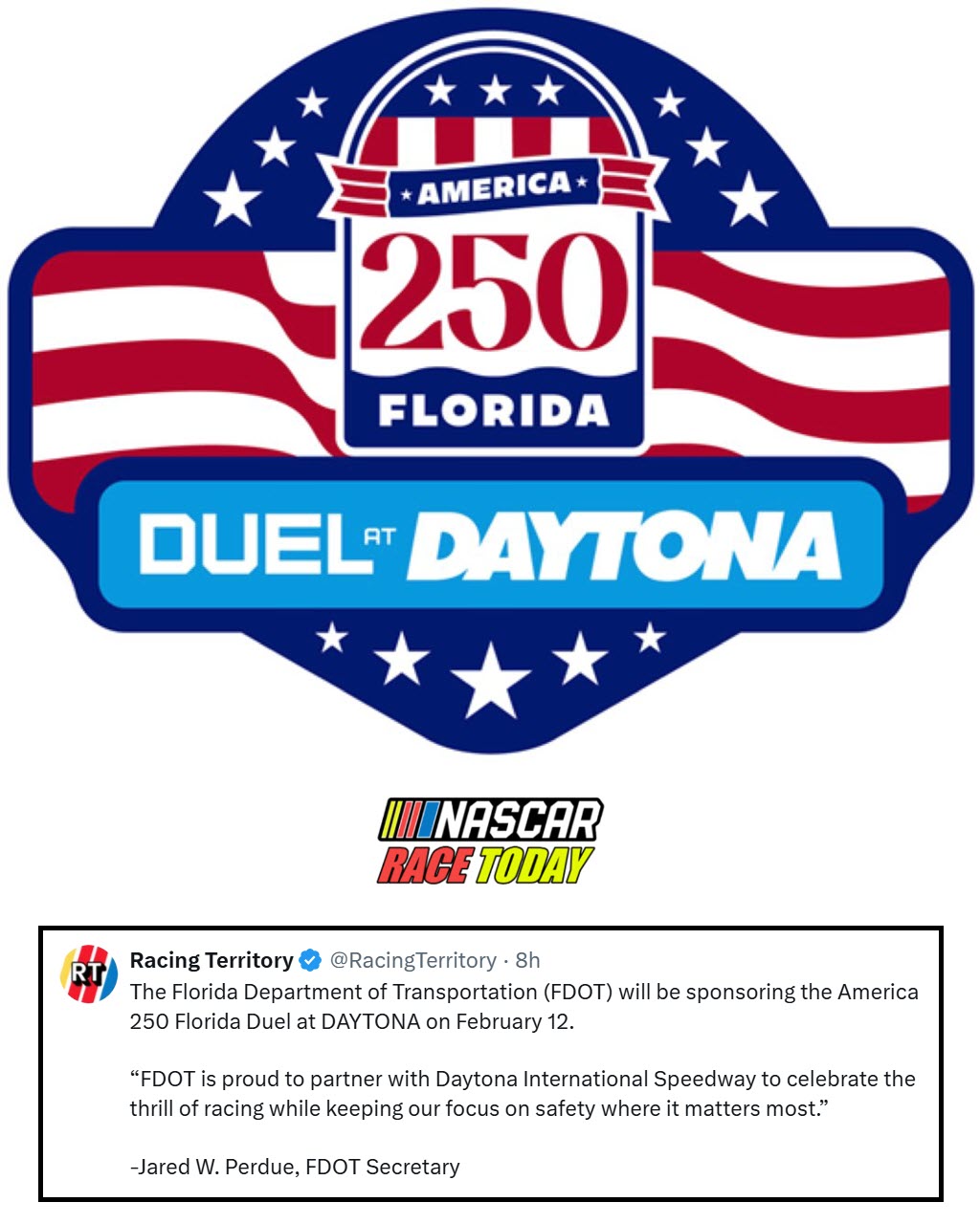 Nascar - The Florida Department of Transportation (FDOT) will be ...