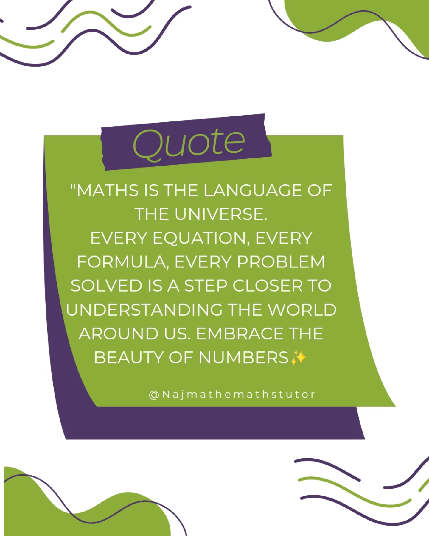 Najma The Maths Tutor