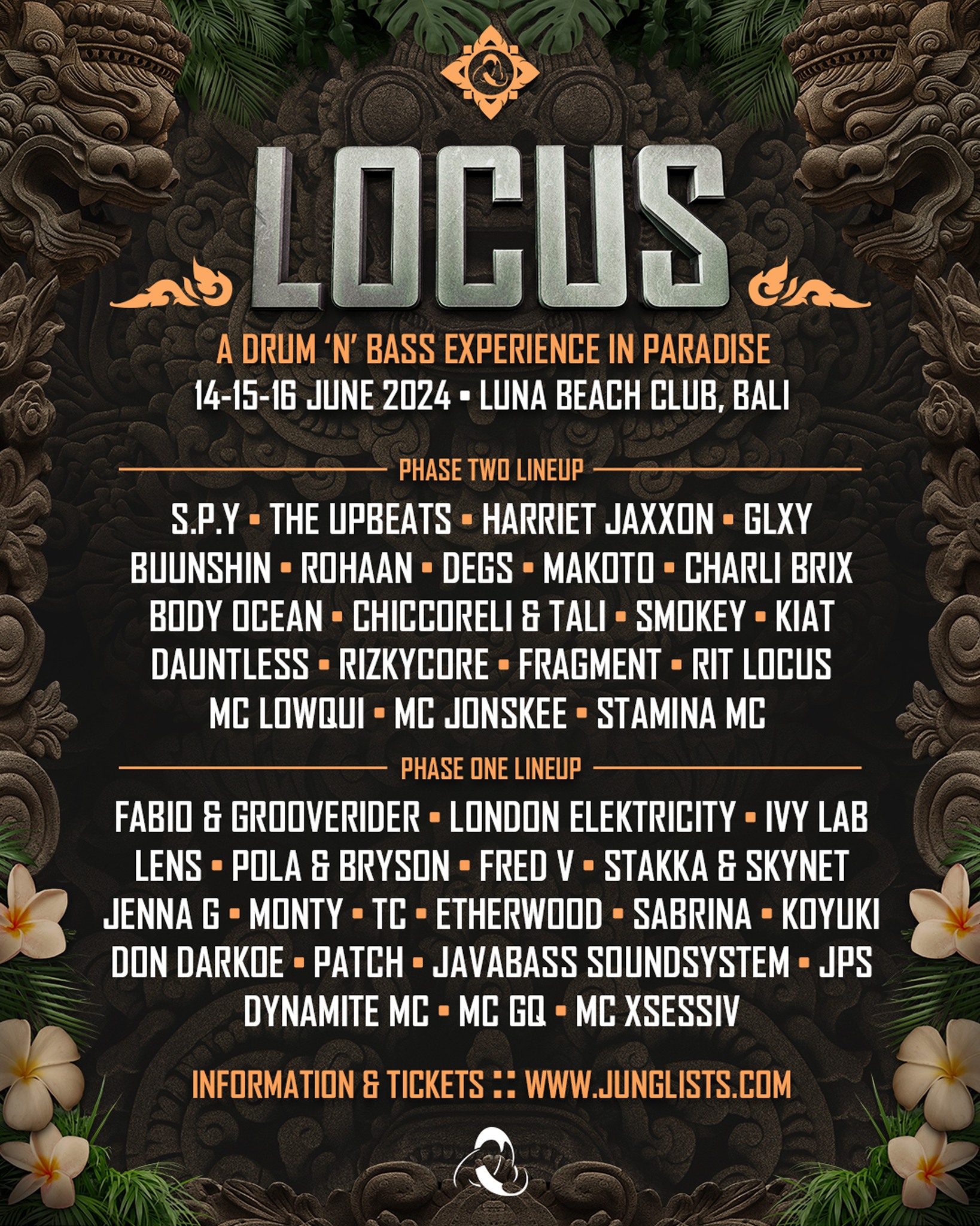 Presenting LOCUS Bali 2024 phase two, some of DnB