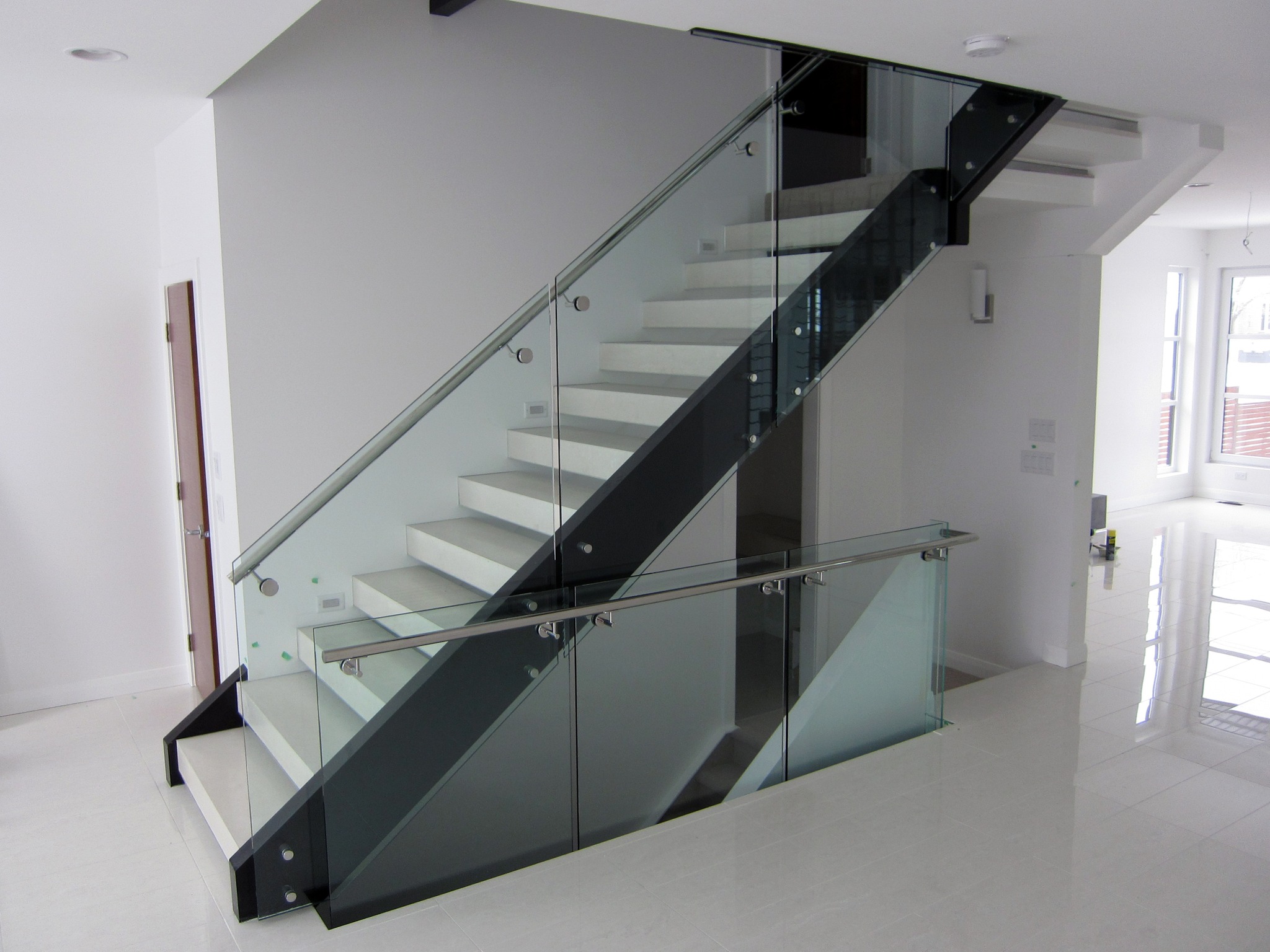 House - Let your staircase shine with the modern charm of Glass ...