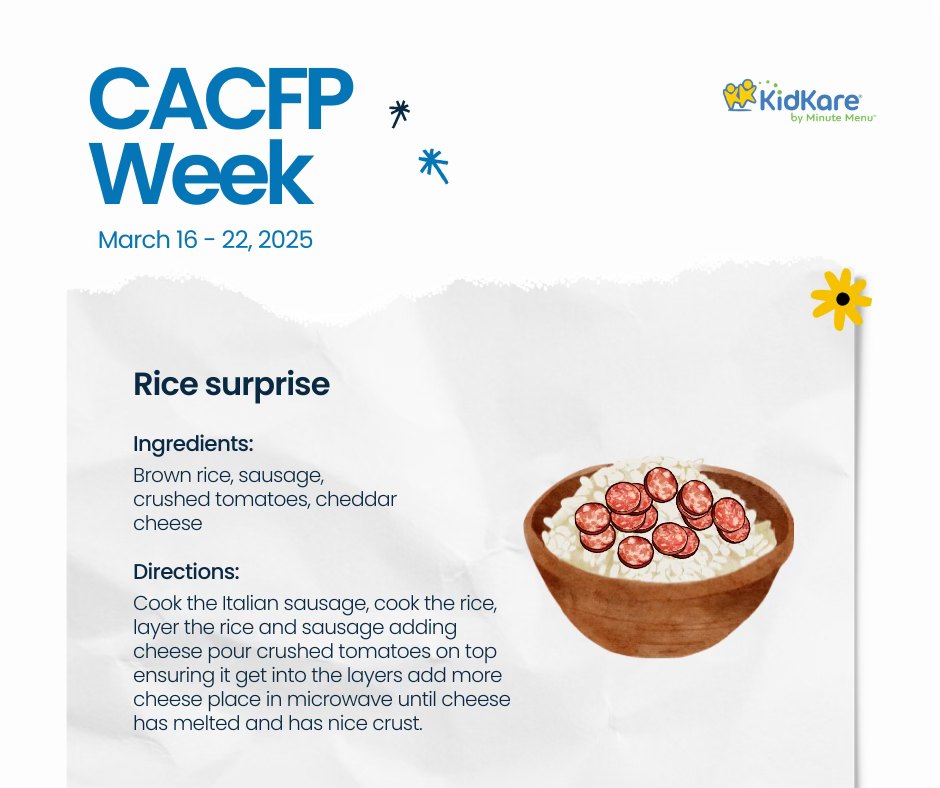 KidKare - Celebrating CACFP Week: Day 3 Spotlight! Today, we're ...