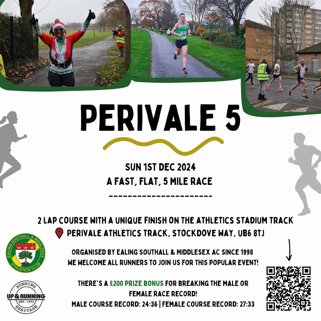 Ealing - Perivale 5 Road Race is fast approaching a great way to start ...