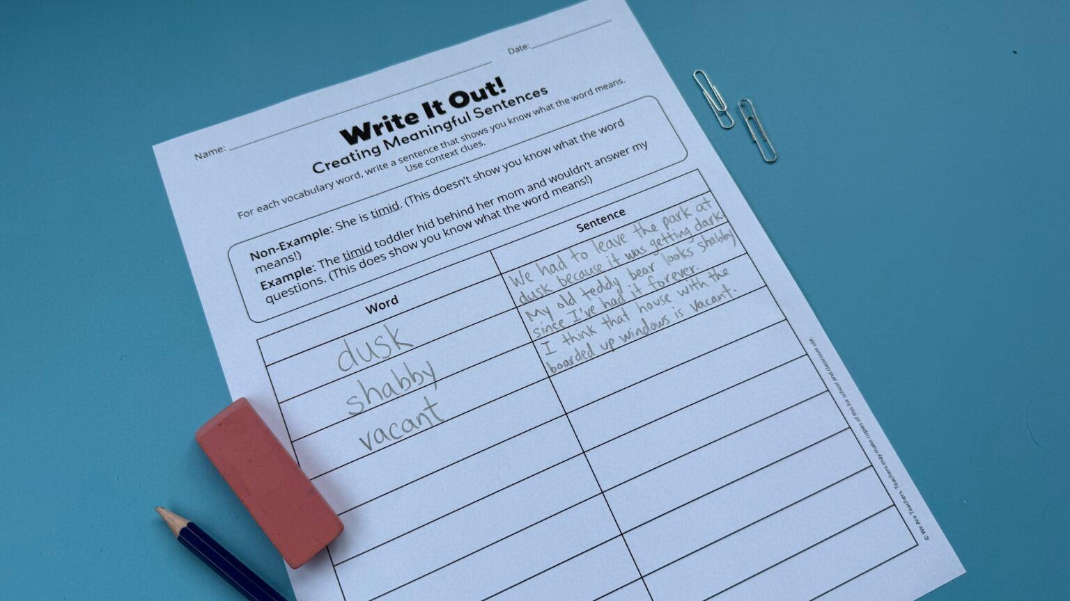 WeAreTeachers - Teaching vocabulary? Try write it out!... | Facebook