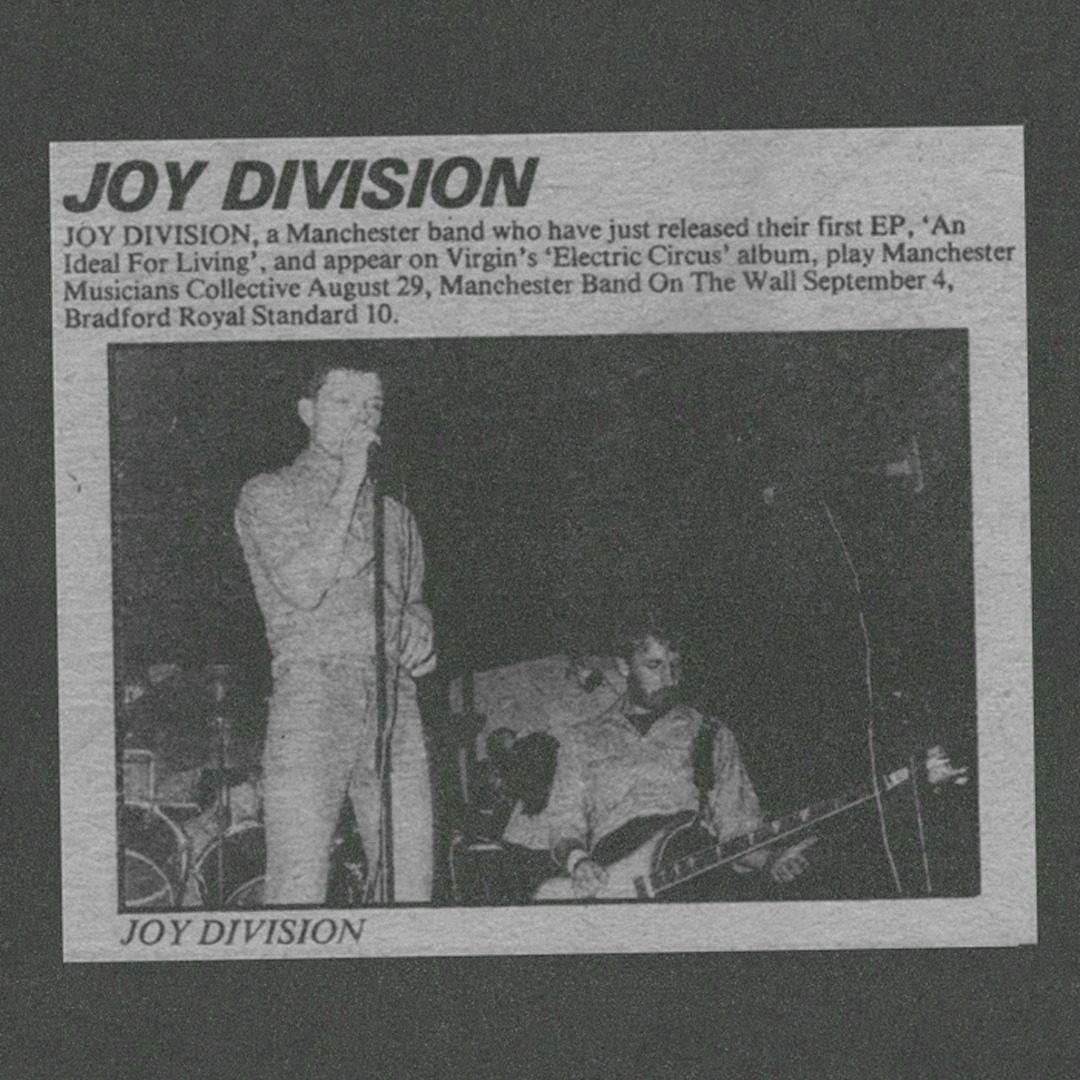 Joy Division performs at Manchester Apollo