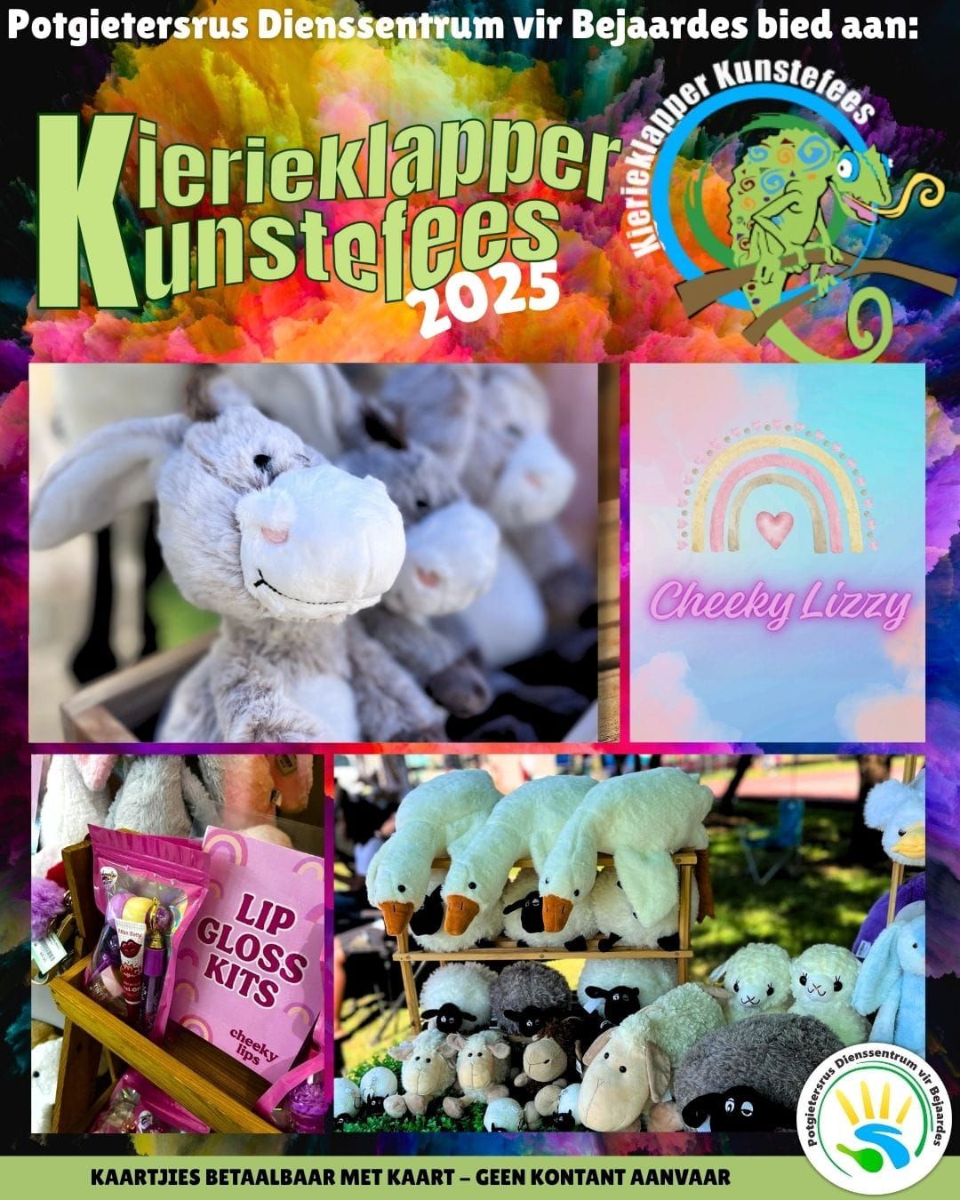 Kierieklapper - Pop in by die Cheeky Lizzy vir die mooiste sagste ...