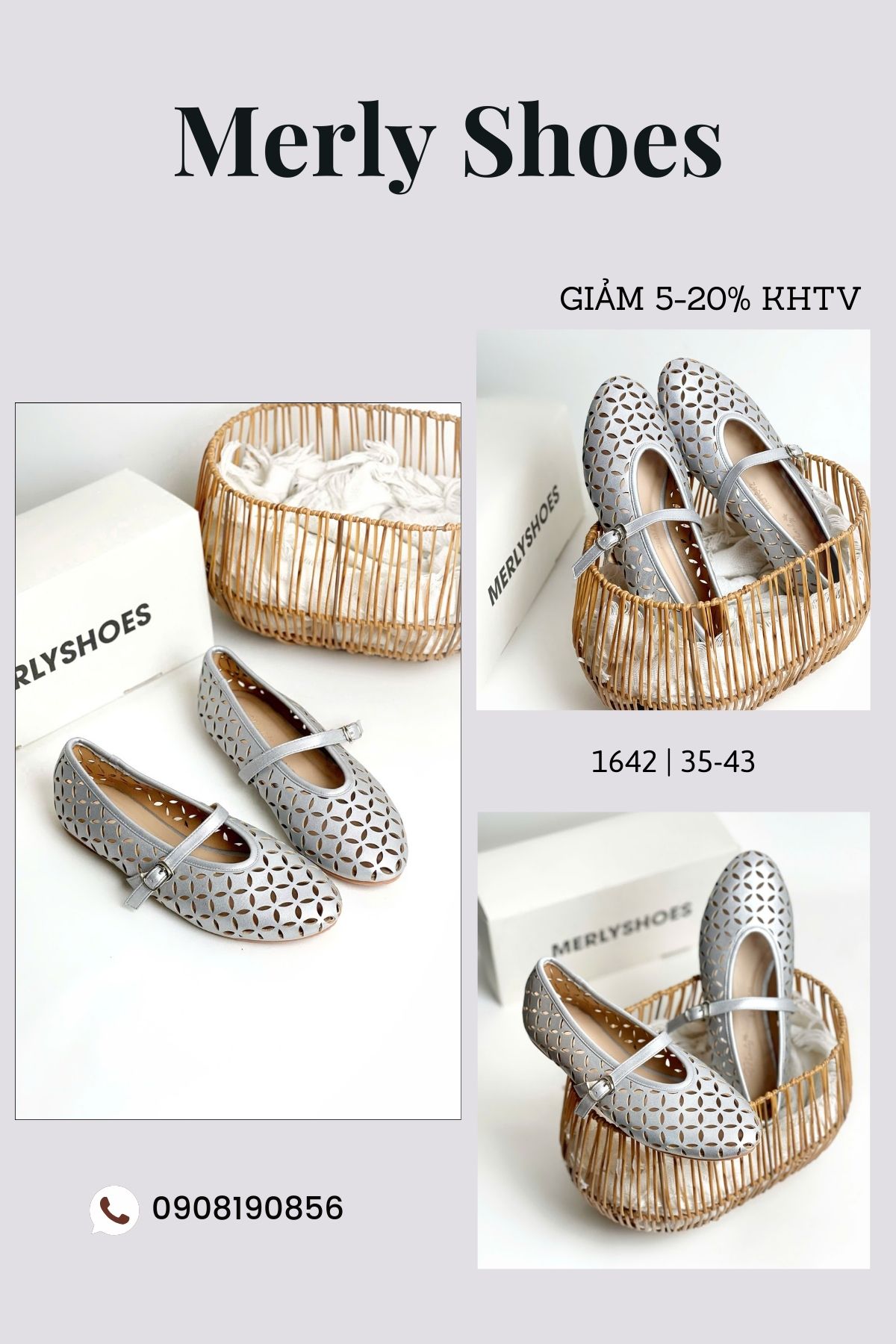 Giày - Giày búp bê #bệt mũi tròn đế bám nền, chất da mềm mại, được cắt ...