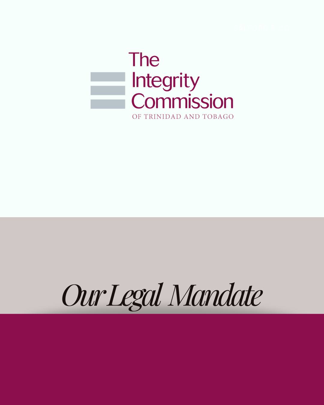 Did you know? The Integrity... - TTIntegrityCommission | Facebook