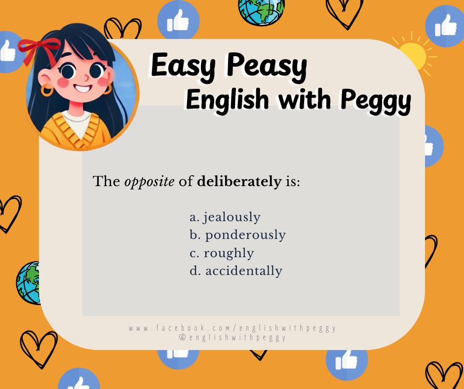 Easy Peasy English with Peggy - NEW QUIZ ALERT! Difficulty ...