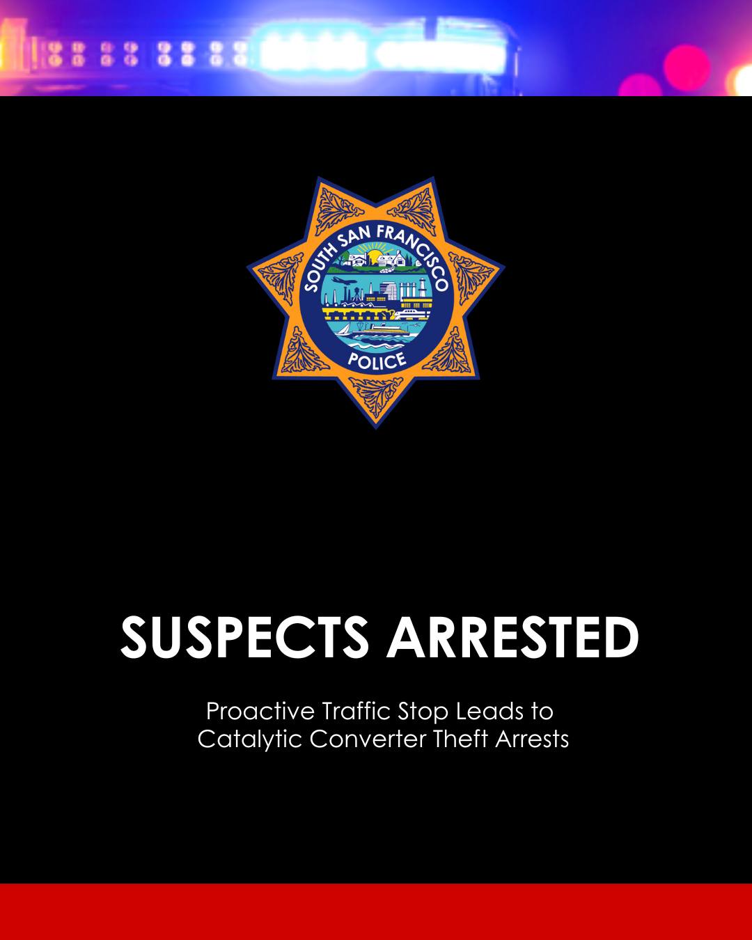 🚔 Proactive... - South San Francisco Police Department | Facebook