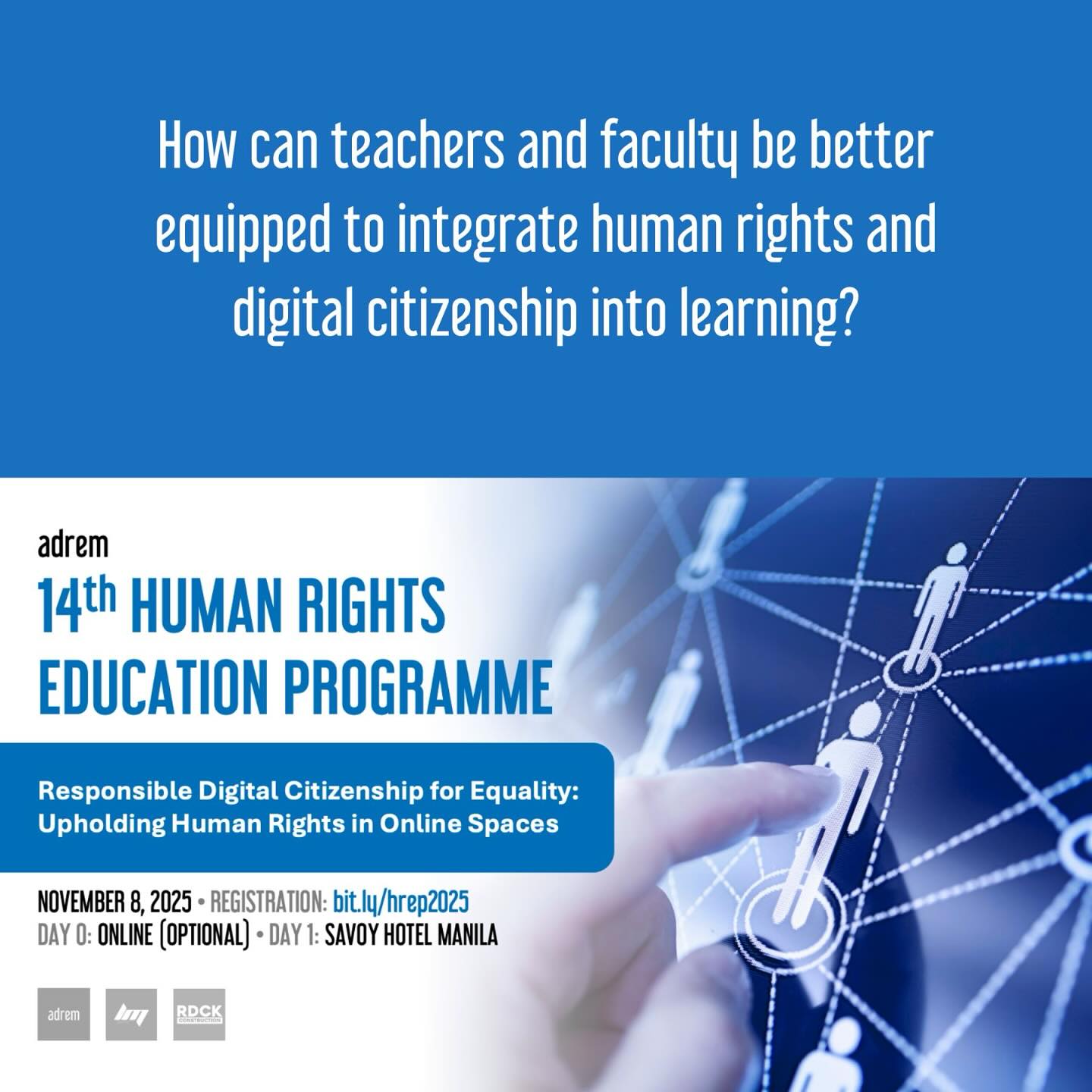 ADREM - 👩‍🏫 How can teachers and faculty be better equipped to ...