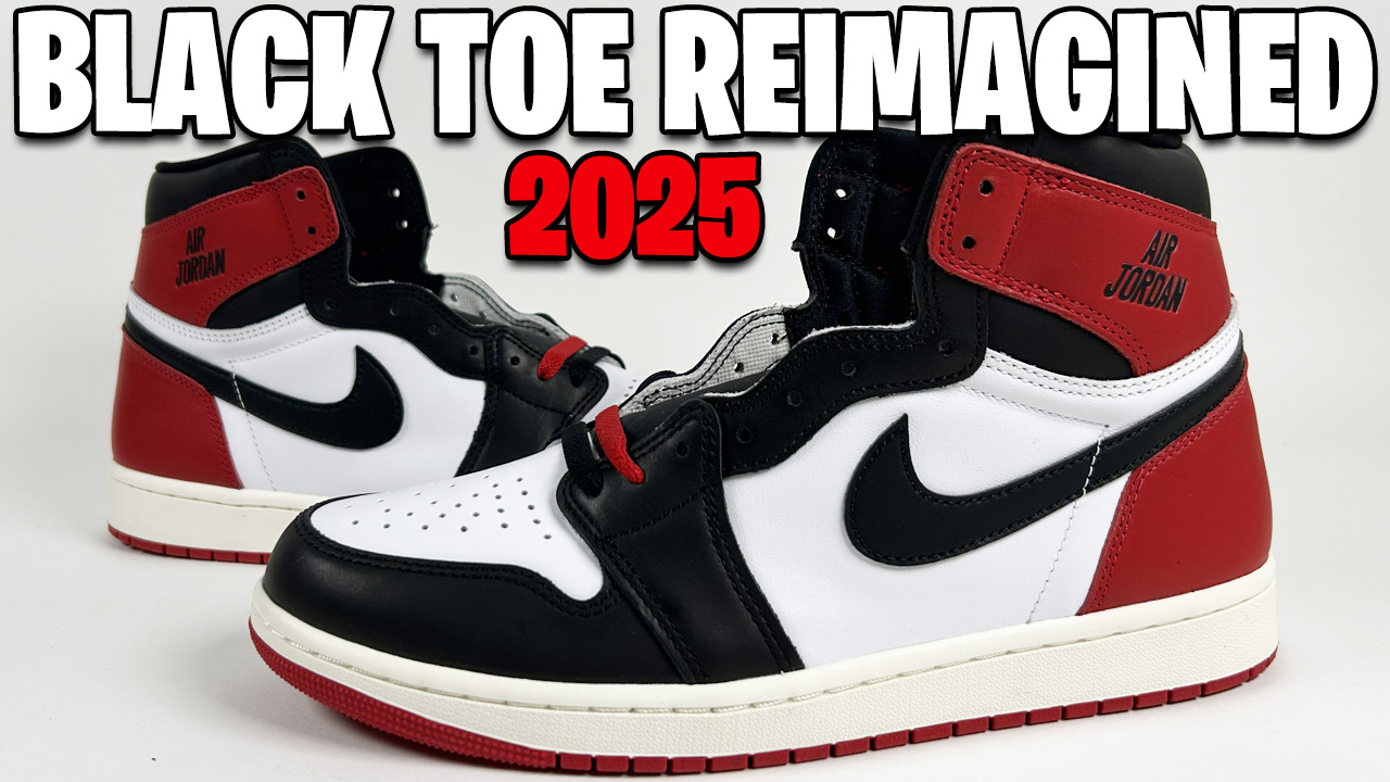 SneakerFiles - AIR JORDAN 1 HIGH OG BLACK TOE REIMAGINED 2025 ...
