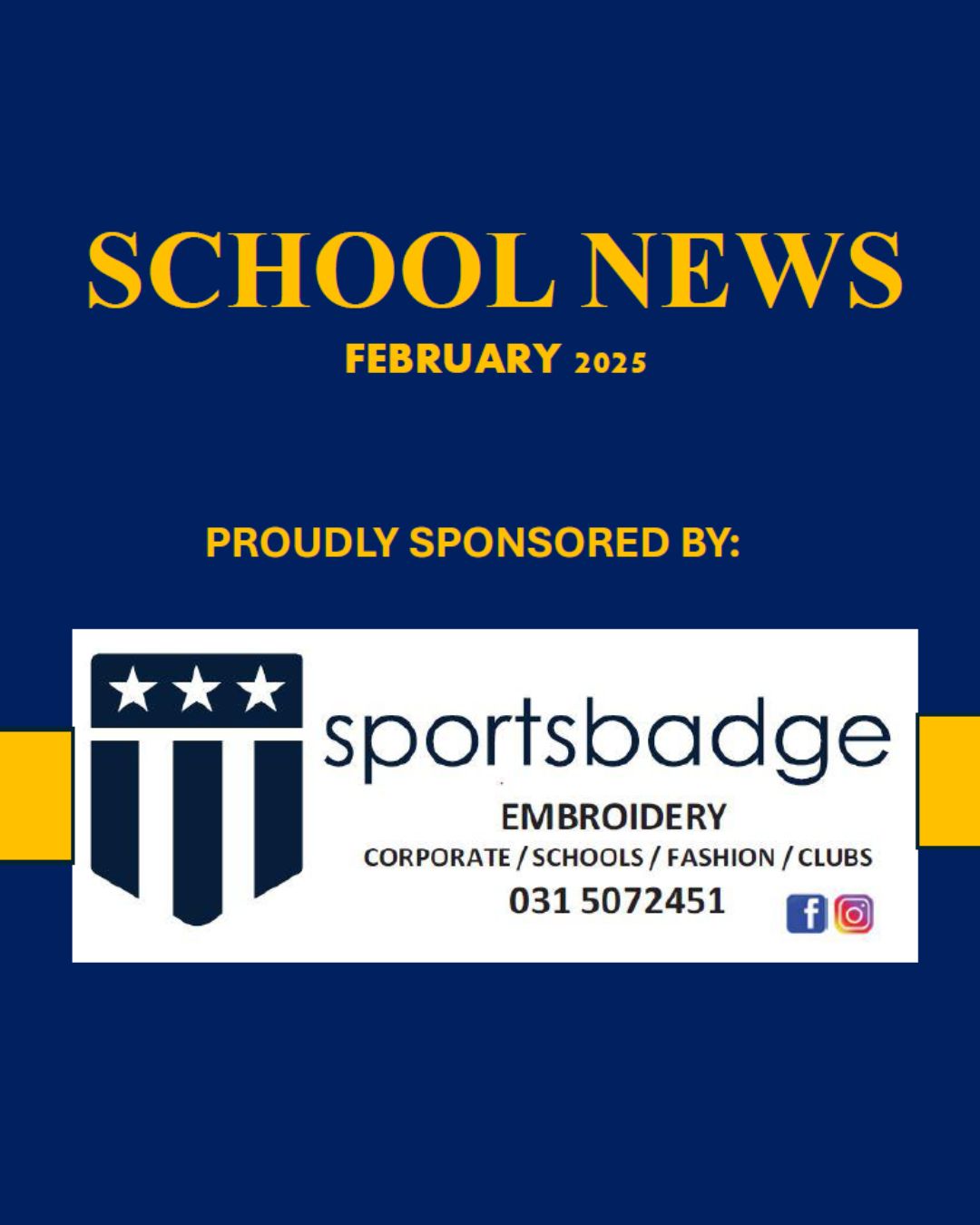 DHS - SCHOOL NEWS - FEBRUARY 2025 To read all the school news for the ...