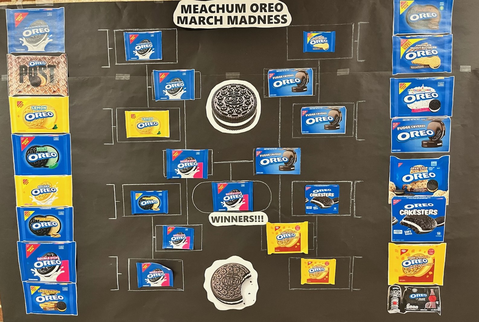 Millington - Meachum Oreo March Madness staff winner............Tori ...