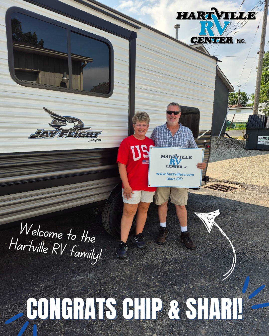 Congratulations, Chip & Shari... - Hartville RV Center, Inc. | Facebook