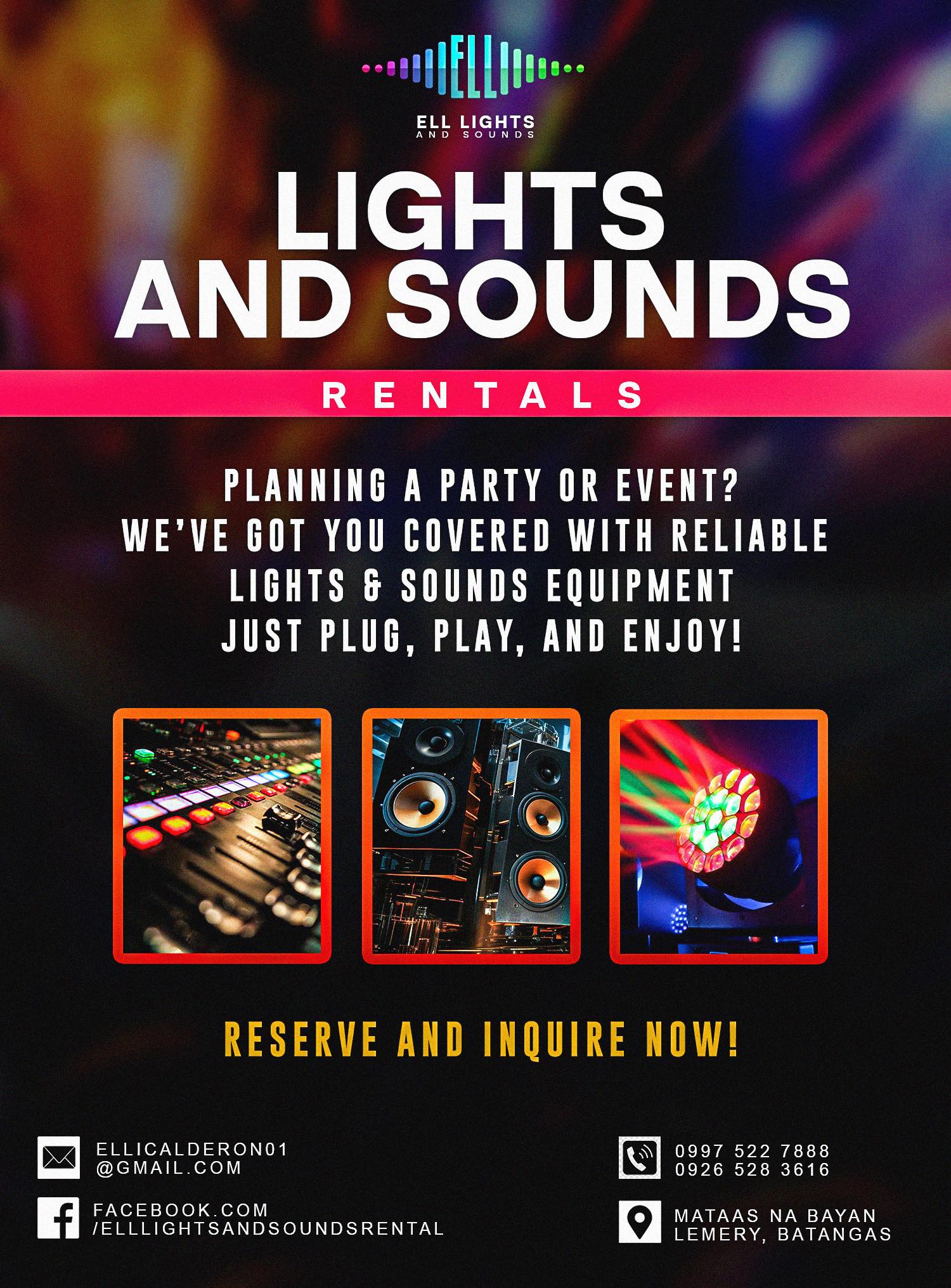 ELL Lights and Sounds Rental
