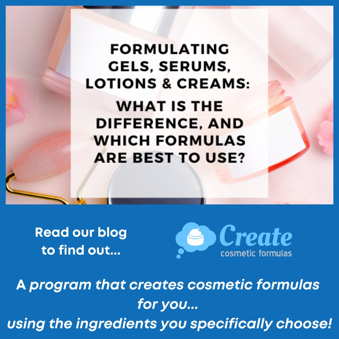 Formulating gels, serums,... - Create Cosmetic Formulas | Facebook
