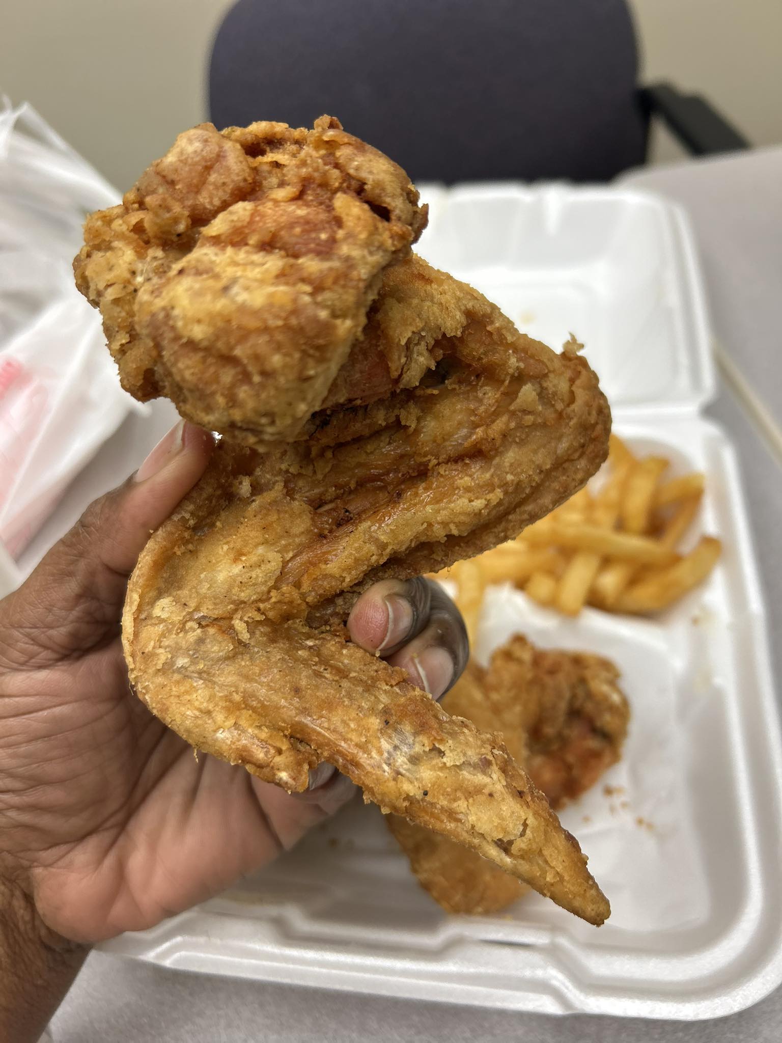 Delicious and large wings at Wing Connoisseurs of St. Louis