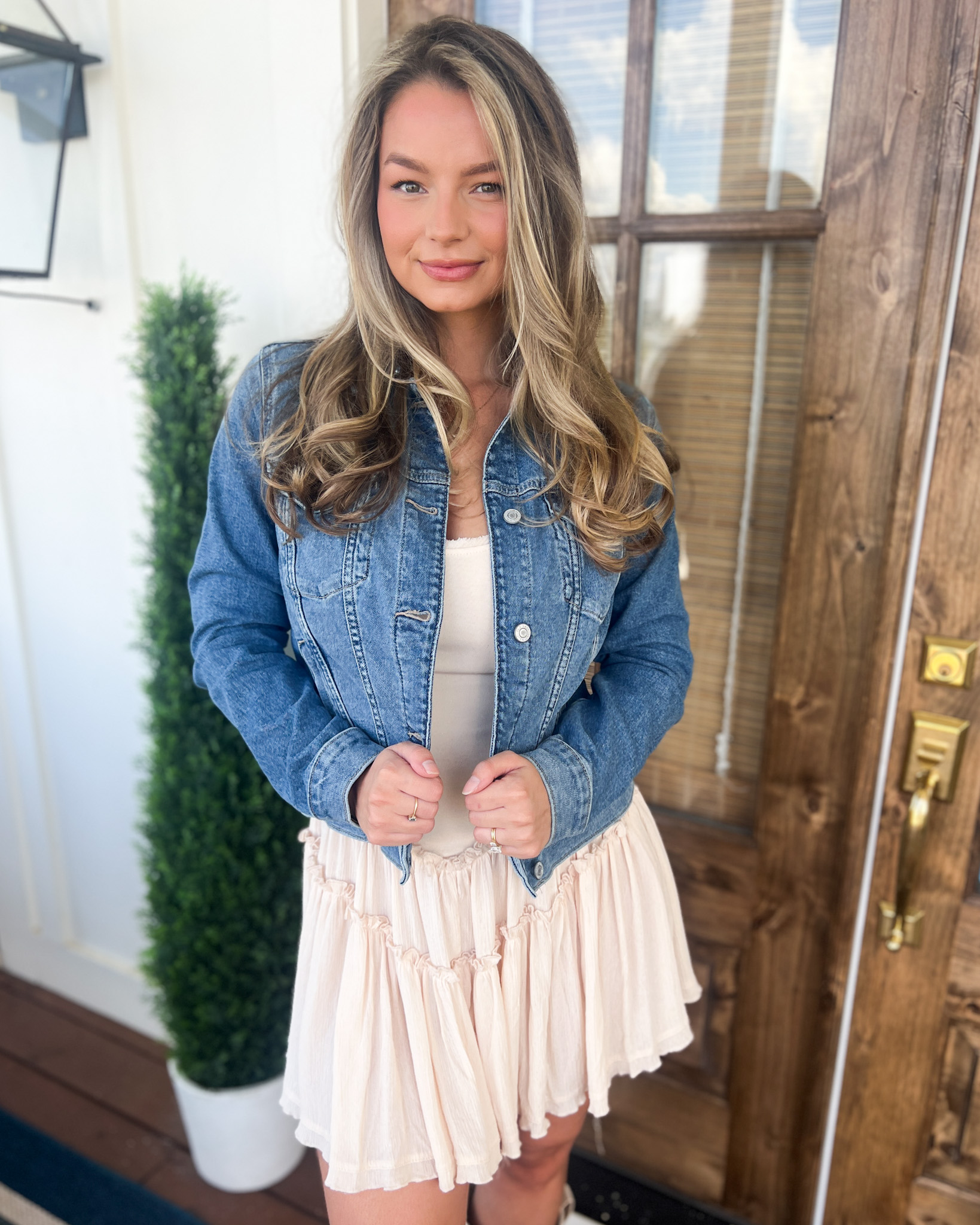 dress with blue jean jacket Sleeveless Denim – STEL Wrangler covers you as the seasons change. The Best TShirt Dress That's