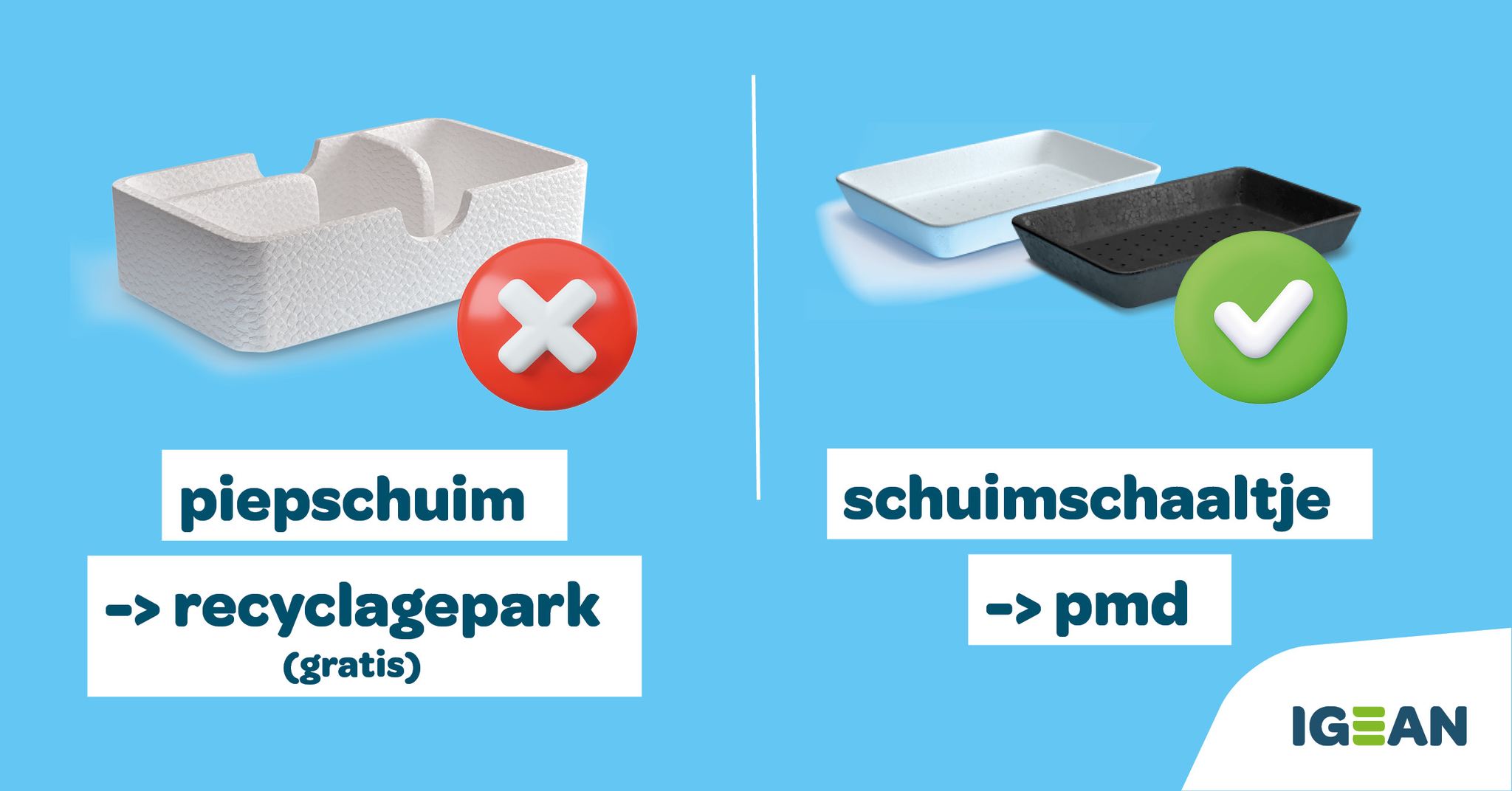 Gemeente - ♻️ Wist je dit al over piepschuim/isomo? Heel wat toestellen ...