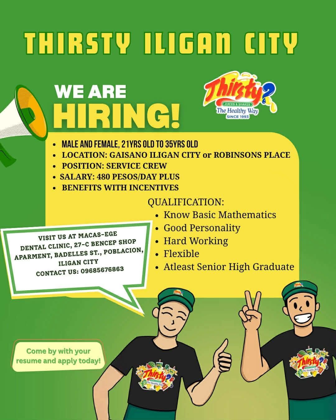 🎉 WE'RE HIRING! ASAP ... - Iligan City Hiring today | Facebook
