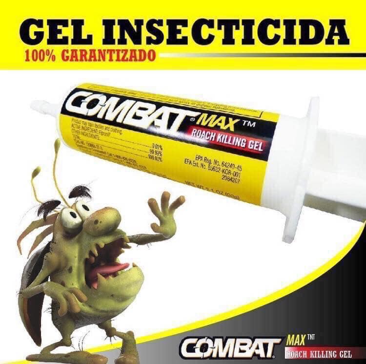 Combat Max Ec - Insecticida en Gel mata cucarachas...