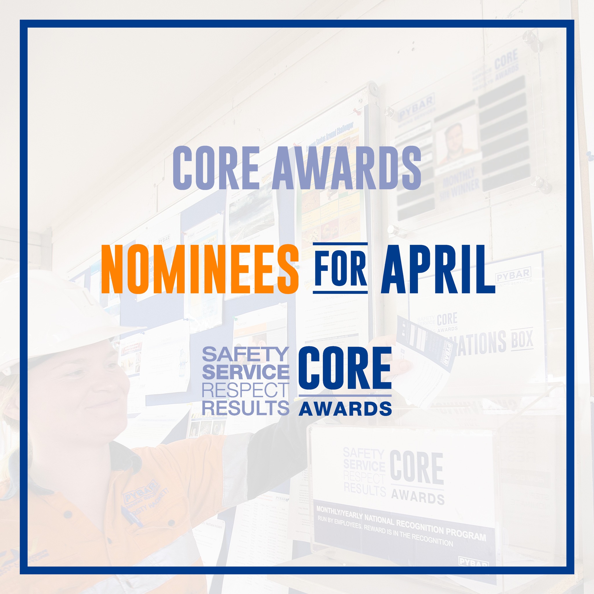 PYBAR - Thank you to our nominees in the April Core Awards for living ...