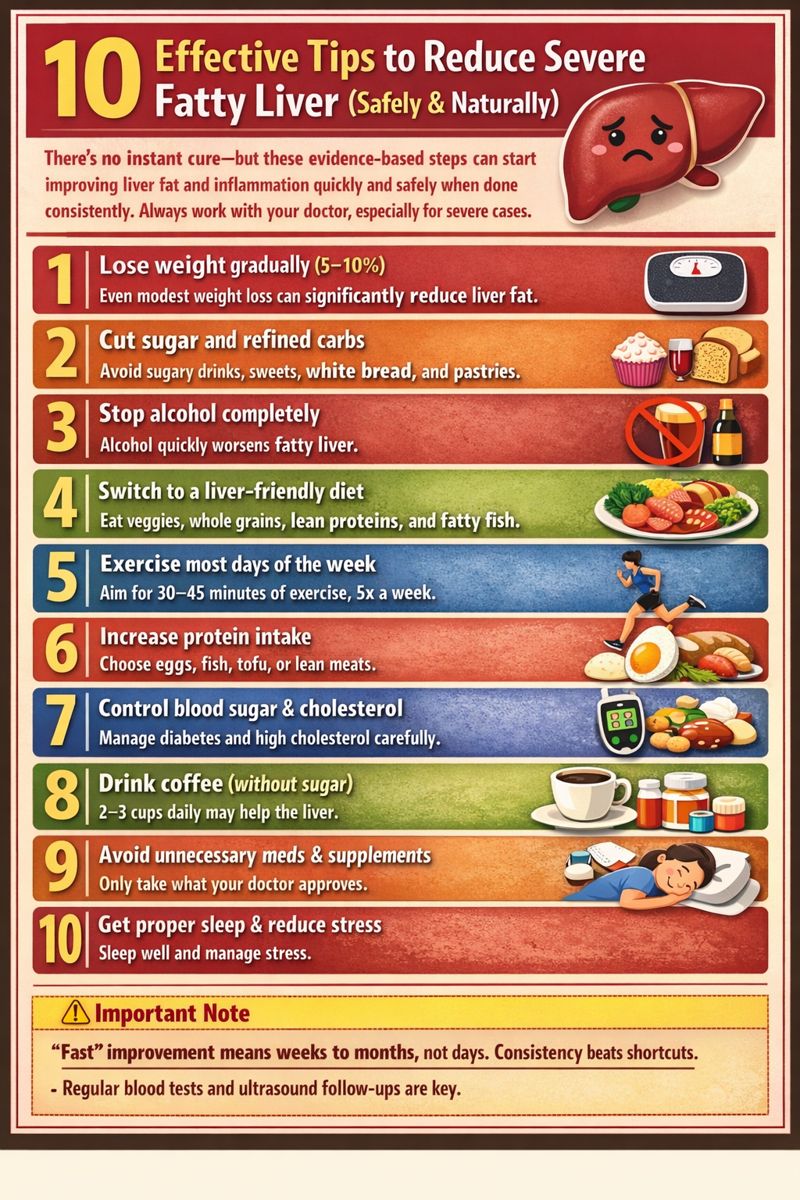 Health - Severe Fatty Liver Fast Recovery - 10 Effective Tips to Reduce ...