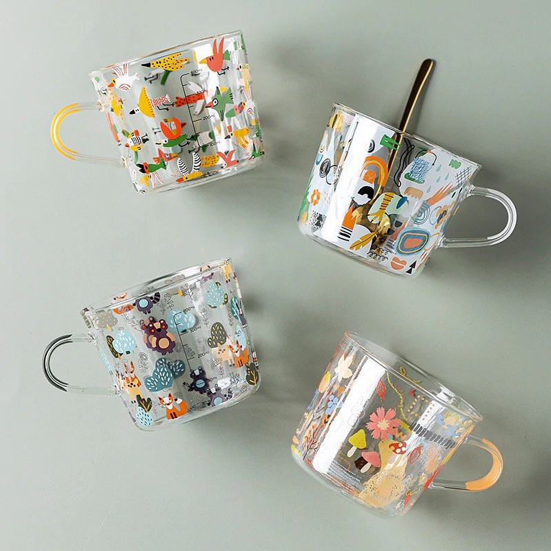 آيامِنز 𝐀 𝚈 𝙰 𝙼 𝙸 𝙴 𝙽 𝐒 - | “CYBIL HOME Glass Cup” - 500ml / for Milk ...