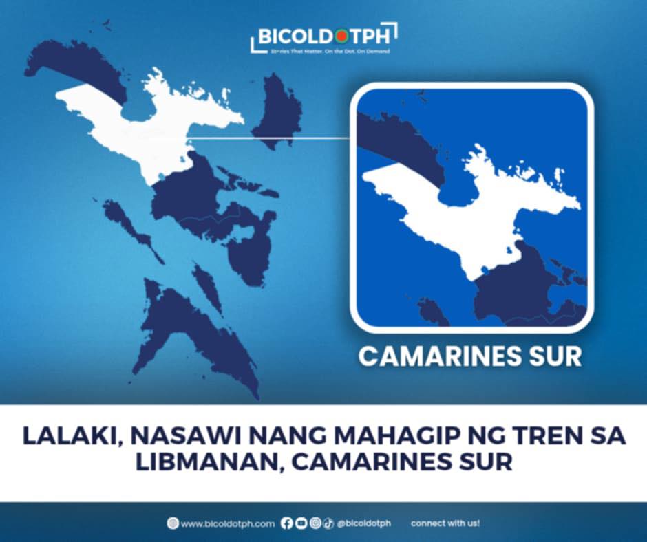 BicoldotPH - Lalaki, Nasawi Matapos Mahagip ng Tren sa Libmanan ...