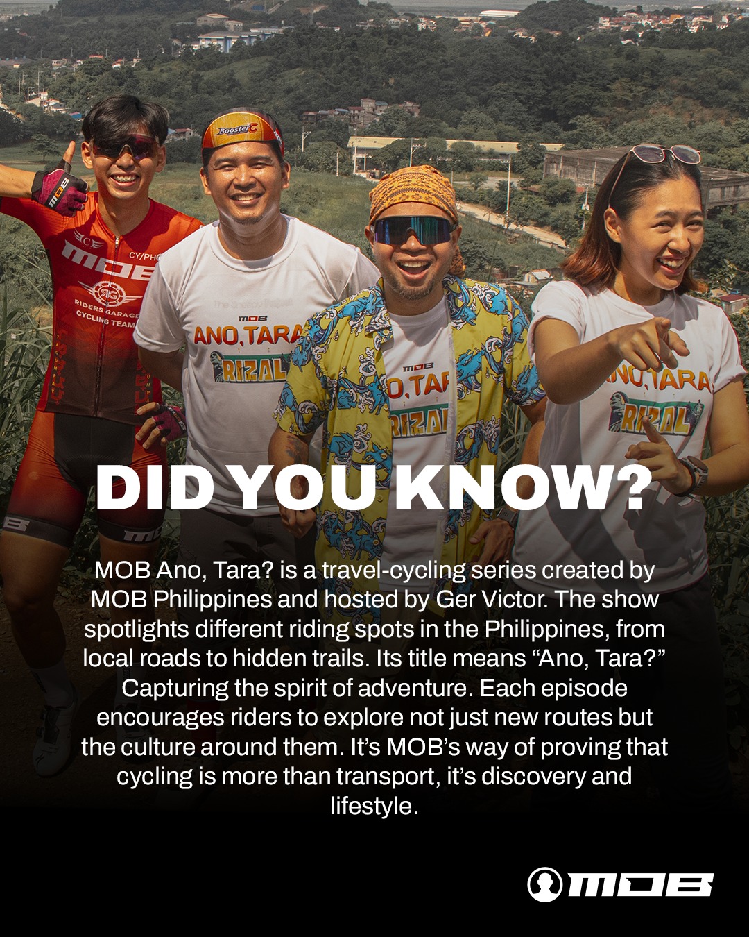 MOB Philippines - #DIDYOUKNOW MOB Ano, Tara? is MOB... | Facebook