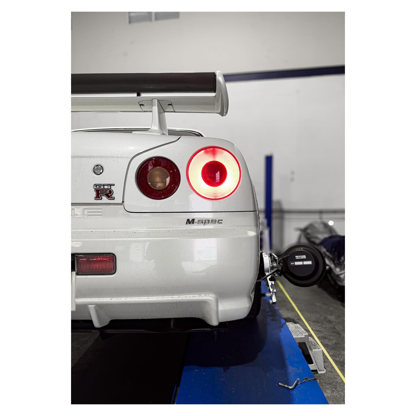 Proworks - R34 GT-R M-Spec in for a wheel alignment #r34 #r34gtr # ...